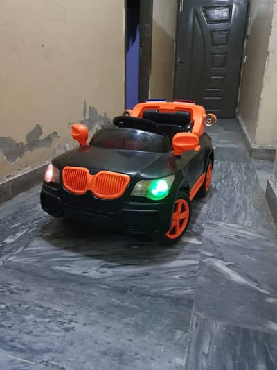 Kids Electric Police Car Manual Plus remote operated