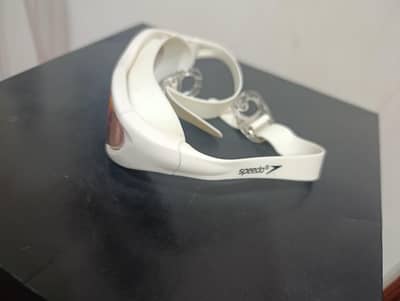 Original Speedo Premium Swim Goggles | White Frame/Red Rose Mirror