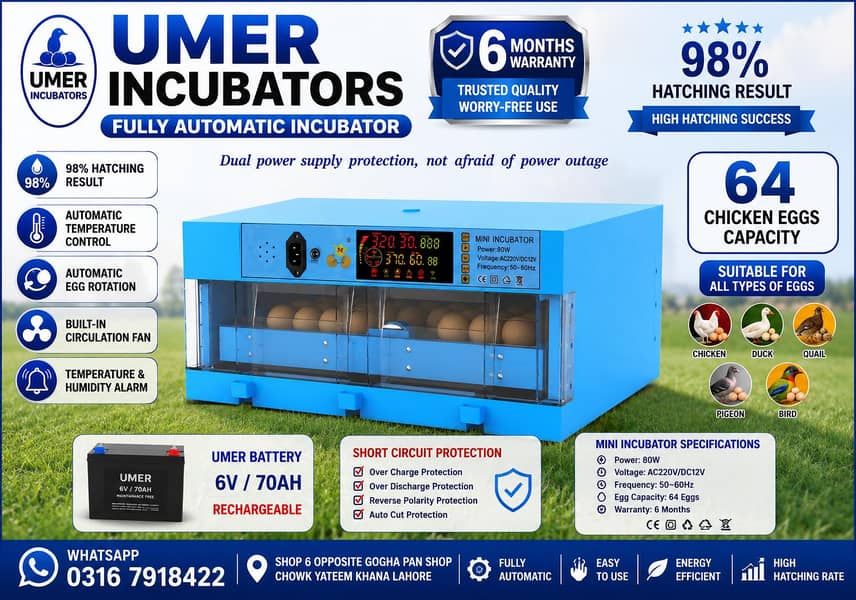 Automatic Egg Incubator | Egg Hatching Machine | Incubator | Brooder 8