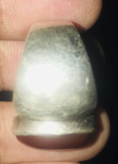 Pure Chandi ring with yemanee aquak