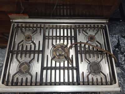 5 burners stove with oven
