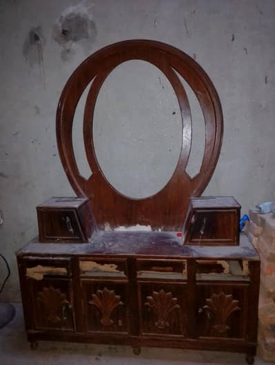 wooden dressing table
