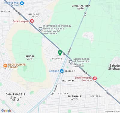 One Kanal Residential corner plot Sector T DHA phase 8 Lahore