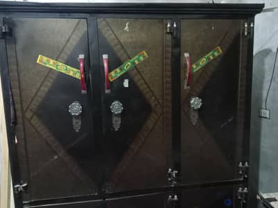 safe almari 3 doors for sale