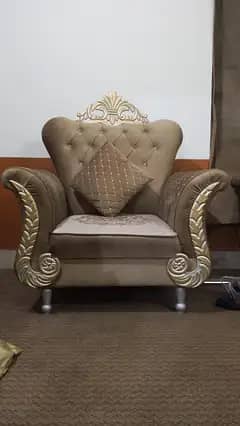 Seven seater sofa with dewan