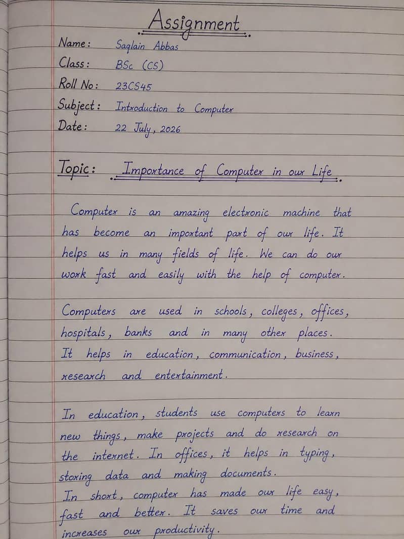 Assignment writing 0