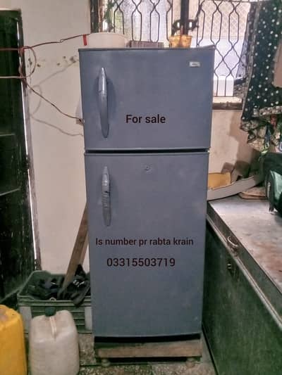 Haier company refrigerator for sale best condition silver colour