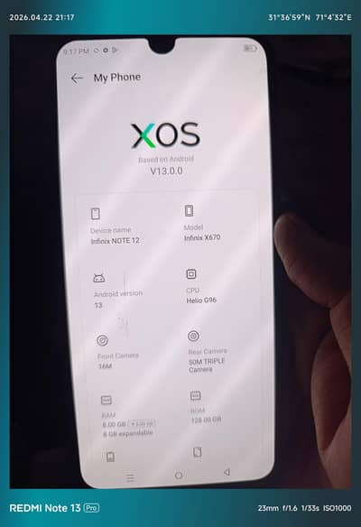 Infinix Note 12 G96