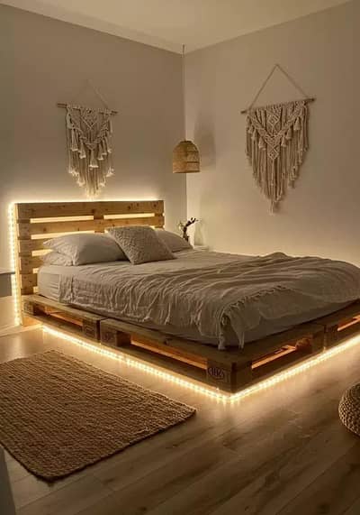 pallets bed available