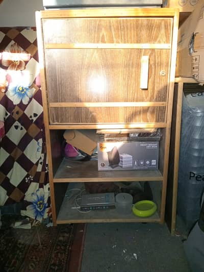 wooden cupboard available