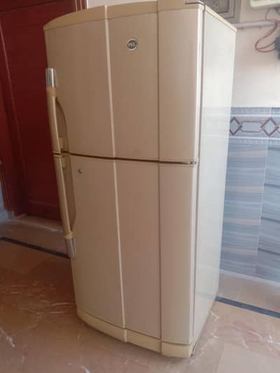 pel refrigerator in good condition is available for sale .