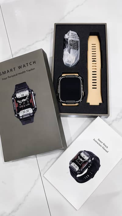 Military/Gym Smart Watch for Men, 1.85'' Outdoor Sports Smartwatch