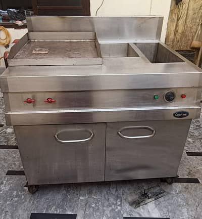 16 liter tube fryer+ hot plat