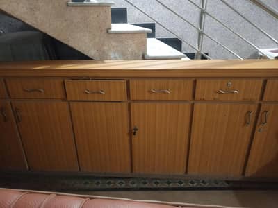 Solid Wooden Cabinets for sale good condition use for kitchen and shop