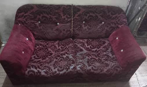 3seater , 2 seater and one seater sofa set of velvet