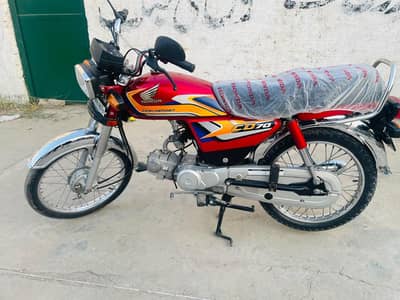 honda cd 70 model 2024/2025 all Punjab registered