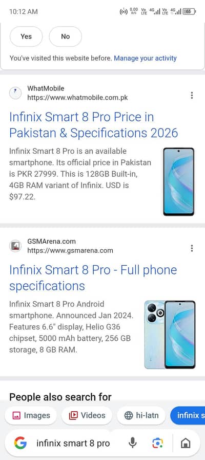 Infinix Smart 8 Pro