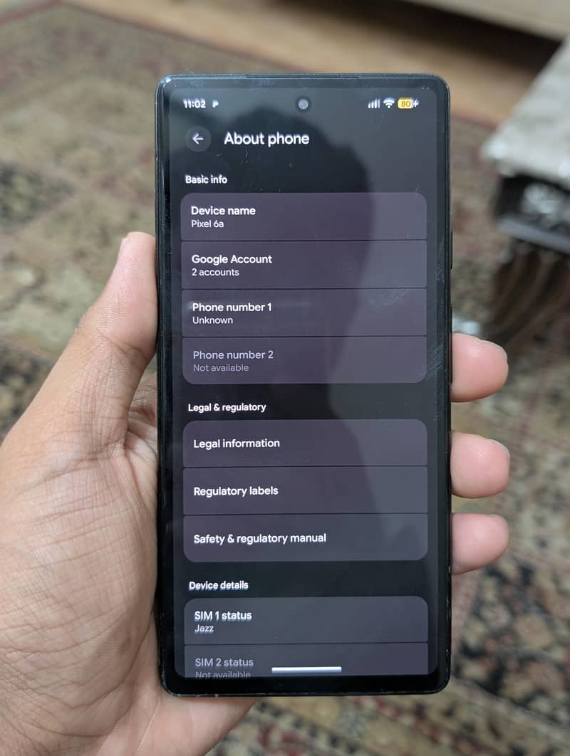 Google Pixel 6a 5