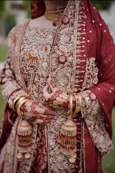Designer haris shakeel new bridle lehenga for sale