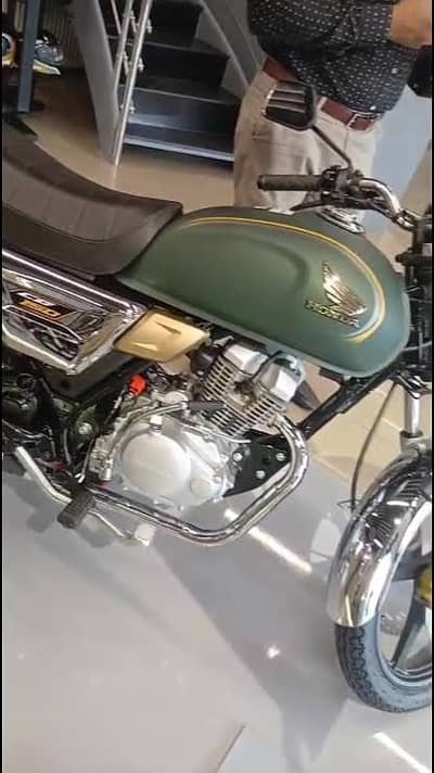 Honda CG 150 2026 Model | Matte Green | Like Brand New | Self Start |