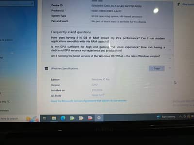 Fujitsu Lifebook Core i3 8GB RAM 120GB SSD  250GB HDD Windows 10 Pro