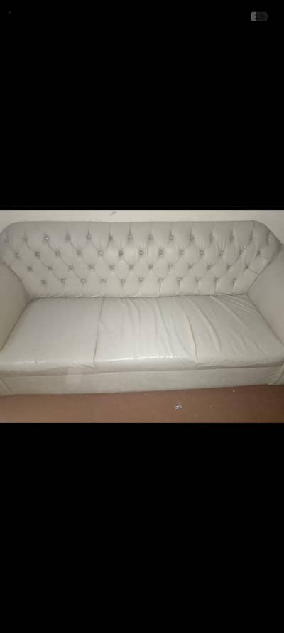 Luxury 3+1+1 Leather Sofa Set – Premium Quality – Very Good Condition.