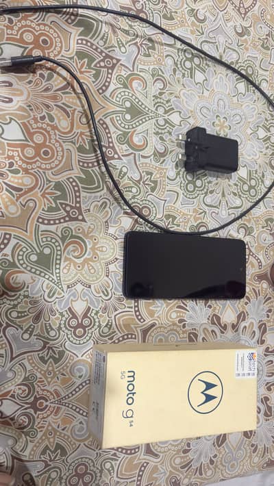 Motorola Moto G54 5g , officiall pta,8/256 complete box
