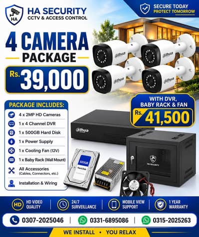 4 CCTV Camera Installation