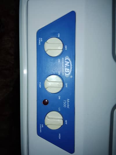 N. B Room Air Cooler Model No 7500