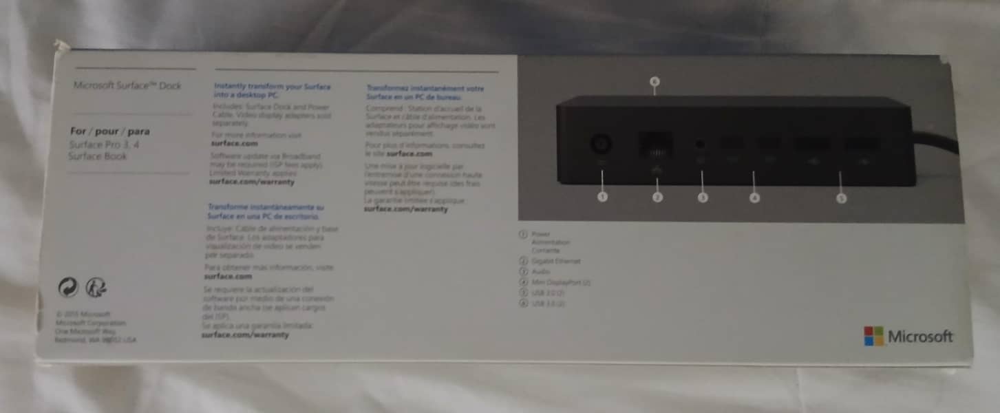 Microsoft surface dock 1