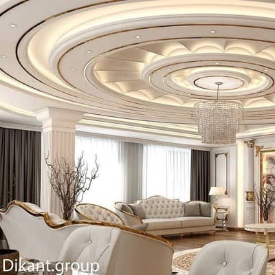 pop ceiling - Gypsum ceiling - Pvc False ceiling - Custom Designs