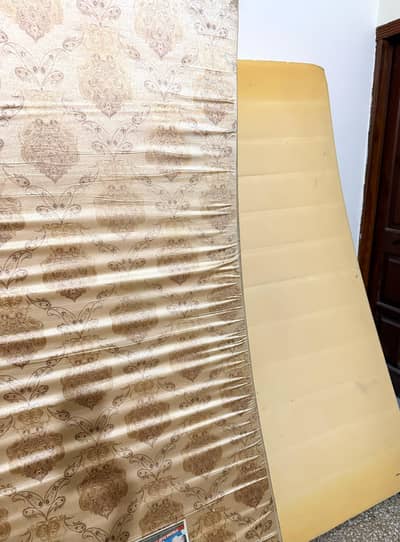 Two single beds with 2 mattresses
