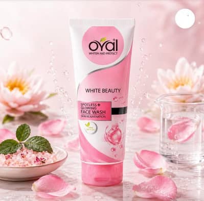 Oyal bright,charcoal,rice and wheat,and vitamin C facewashes