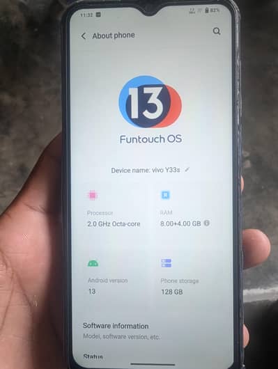 Vivo Y33s contact 03090467799