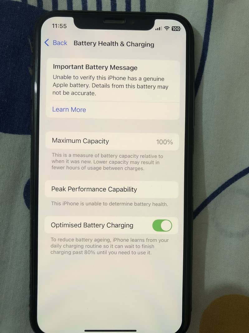 IPHONE  XS PTA APPROVED 5