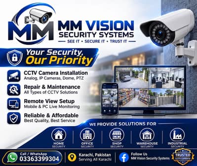 CCTV Cameras installation & security system