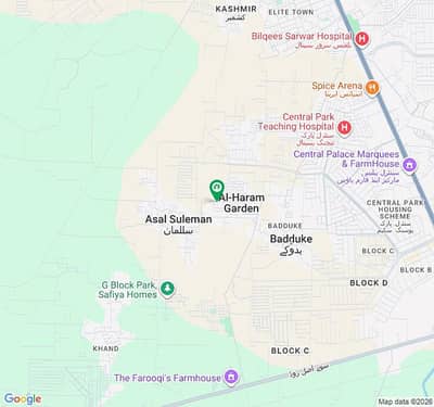 Prime Location 5 Marla Residential Plot Is Available For sale In Al Haram Garden - Block D