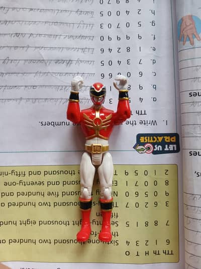 Power rangers characters toys