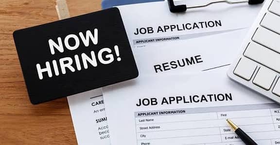 New Hiring for Male and female