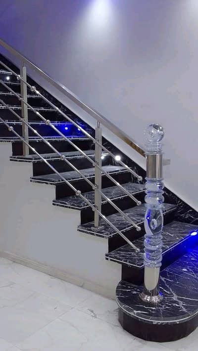 Stainless steel safety Grill and stairs available ready made