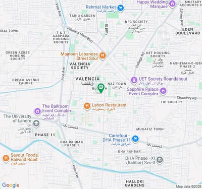 1 Kanal Plot For Sale In Block H, Valencia Town, Lahore