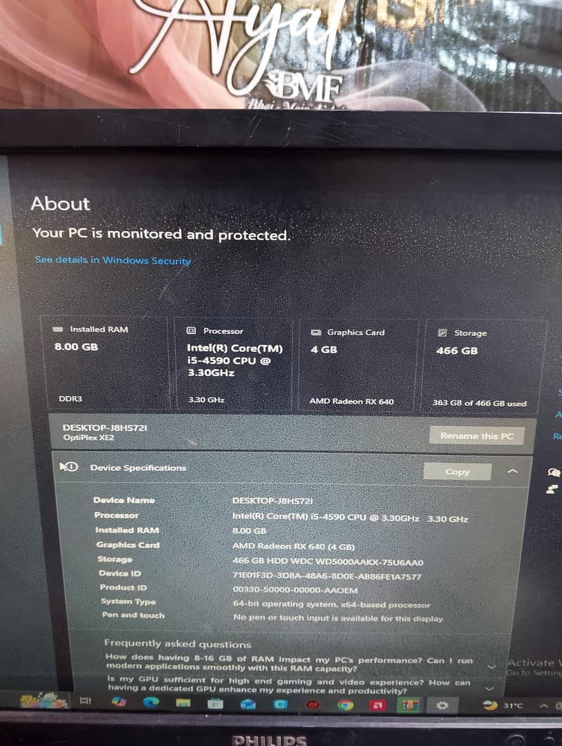 dell gaming PC full setup 1