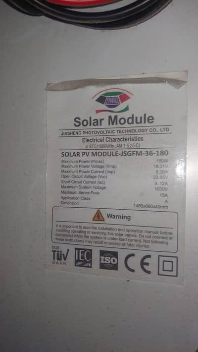 Solar Panel 180w for sale | brand new condition
