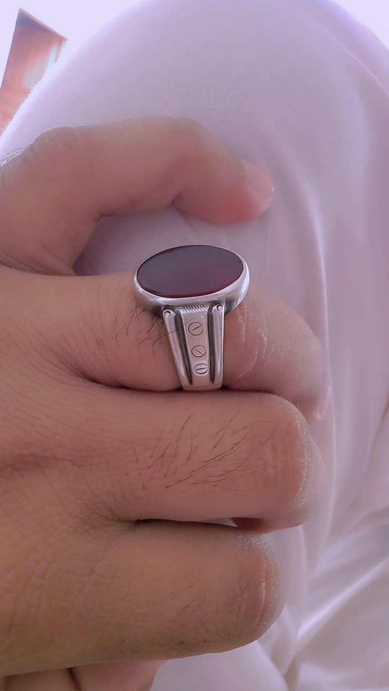 پیور چاندی کی انگوٹھی اٹالین 1