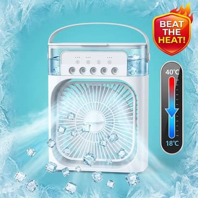 Mini cooler fan - Desk fan - Mist Fan | Free Cash on delivery.
