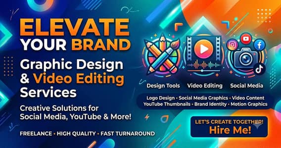Graphic Designer & Video Editor Available!