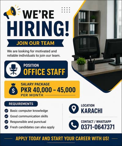 hiring office staff