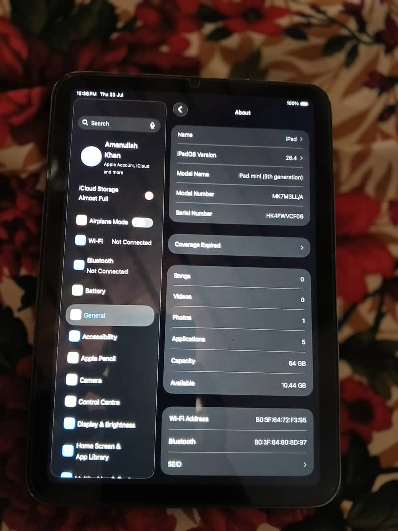 Ipad mini 6 0