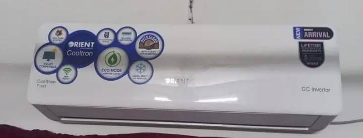 Orient 1.5 ton T3 Model inverter heat and cool totally genuine