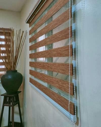office blinds rollers zebra verman shangrela wooden